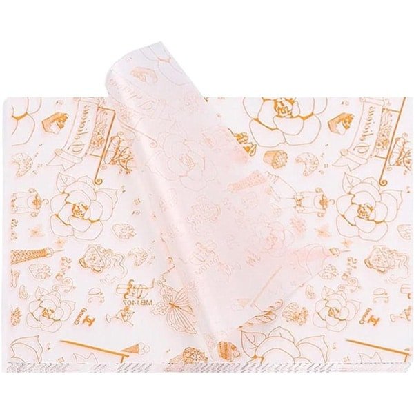 Cosensi - Inpakpapier voor bakken - 500 vellen - vetdicht - voedselverpakking - keuken benodigdheden - camping accessoires - burger en pizza - brood en vlees - 14 x 10 inch