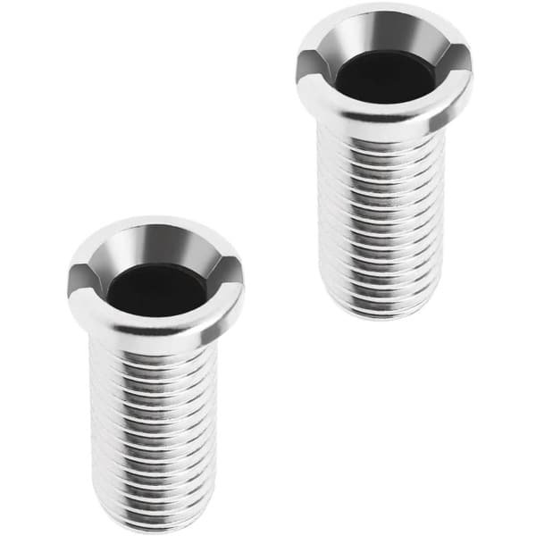 Cosensi - Keukengootsteen mandschroef, M12 x 25 mm roestvrijstalen schroef voor wastafel zeef stop - Set van 2 - Keuken accessoires