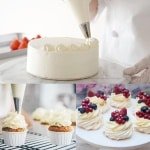 Cosensi - Wegwerpspuitzakken 100 stuks - Professionele spuitzakken - Decoratie gebak en taarten - Transparant - Bakbenodigdheden - Keuken accessoires