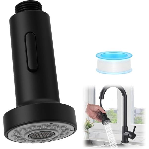 Douchekop keukenkraan: 2 modi kraan opzetstuk - Keuken accessoire - Pull-out kop - Vervanging en reservehanddouche