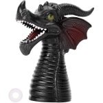 Draakvormige stoomafleider, 3,7 x 2,8 x 1,8 inch Stoomafleider accessoire Elektrisch fornuis voor thuis, keuken en kantoor, zwart, zwart