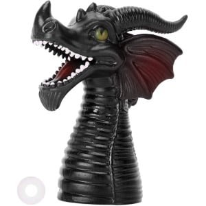 Draakvormige stoomafleider, 3,7 x 2,8 x 1,8 inch Stoomafleider accessoire Elektrisch fornuis voor thuis, keuken en kantoor, zwart, zwart