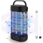 Effectieve Elektrische Insectenverdelger voor Binnen | UV-Lamp Muggenval voor Slaapkamer en Keuken | 1800V Vliegenval tot 80 m²