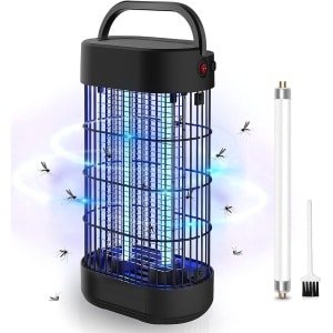 Effectieve Elektrische Insectenverdelger voor Binnen | UV-Lamp Muggenval voor Slaapkamer en Keuken | 1800V Vliegenval tot 80 m²