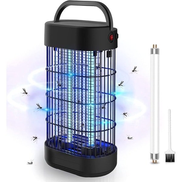 Effectieve Elektrische Insectenverdelger voor Binnen | UV-Lamp Muggenval voor Slaapkamer en Keuken | 1800V Vliegenval tot 80 m²