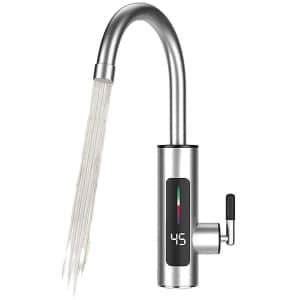 Elektrische Directe Waterverwarmer 220V - Efficiënt Verwarmen, Warm/Koud, Temperatuurdisplay, Geschikt voor Keuken en Badkamer [Energieklasse C]