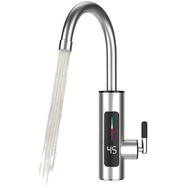 Elektrische Directe Waterverwarmer 220V - Efficiënt Verwarmen, Warm/Koud, Temperatuurdisplay, Geschikt voor Keuken en Badkamer [Energieklasse C]