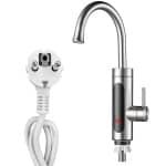 Elektrische Kraan met Directe Waterverwarmer - Keukenkraan 220V 3000W, 360° LED Temperatuurdisplay, Geschikt voor Keuken en Badkamer [Energieklasse A]