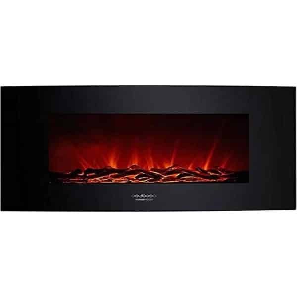 Elektrische Open Haard Ready Warm 3500 Curved Flames Keuken Roestvrij Staal - Wanddecoratie Elektrische haard