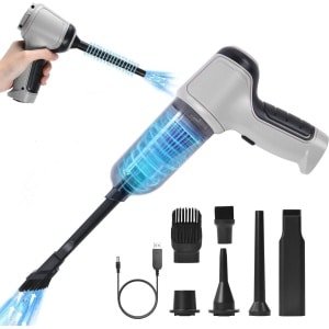 Elektrische Reinigingsborstel met 8 Verwisselbare Borstelkoppen en Afstandsbediening voor Badkamer en Keuken