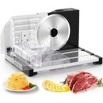 Elektrische Snijmachine voor Keuken - Instelbare Snijdikte en Inklapbaar