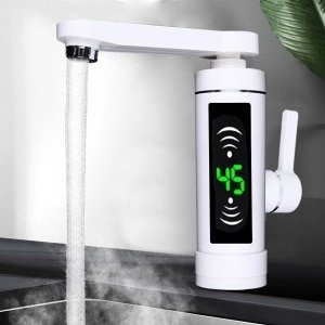 Elektrische Warmwaterkraan Keuken en Badkamer - Direct Warm Water met Temperatuurweergave