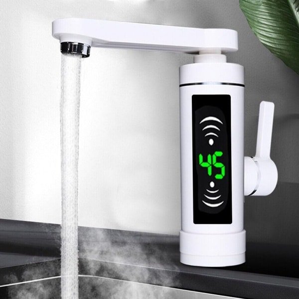 Elektrische Warmwaterkraan Keuken en Badkamer - Direct Warm Water met Temperatuurweergave