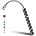 Elektrische plasma-aansteker met langere hals - USB-oplaadbaar, veilig en veelzijdig voor keuken, camping en open haard