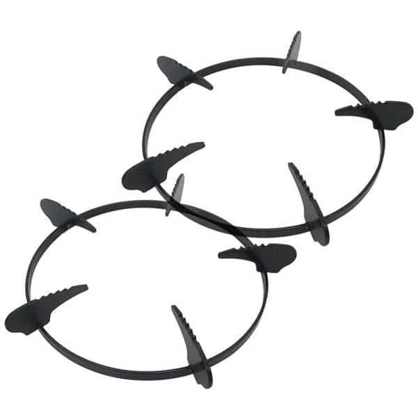 Gietijzeren woksteunring, 2 stuks woksteunrek, gasfornuishoes, kookplaten, kookplaten, wokrek, woksteunstandaard, keuken, gasfornuisrek, accessoires