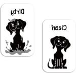 Grappige Magnetisch Schoon Vuil Bord voor Vaatwasser en Koelkast - Hond Thema - Huisdecoratie - Originele Keuken Accessoire