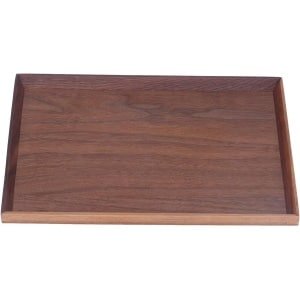 Houten Dienblad 30/35/40cm Bruin Rechthoekig Servies Platter Vierkante Walnoot Decoratie Fruit Thee Koffieplaat Voor Restaurant Home Bar - Groot Formaat Keuken Accessoires dienblad vierkant 70x70