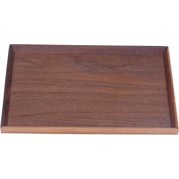 Houten Dienblad 30/35/40cm Bruin Rechthoekig Servies Platter Vierkante Walnoot Decoratie Fruit Thee Koffieplaat Voor Restaurant Home Bar - Groot Formaat Keuken Accessoires dienblad vierkant 70x70