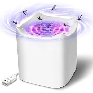 Insectenverdelger, USB-elektrische vliegenval, muggenlamp, muggenlamp, muggenverdelger, insectenval, vliegenvanger, muggenkiller, lamp met uv-licht voor binnen, keuken, slaapkamer, kantoor