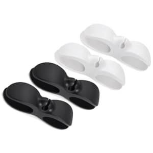 Kabel organiser zelfklevend 4 stuks - kabelhaspels keuken organizers kabelhaspel apparaten - gadgets accessoires kabelhouder zelfklevend management