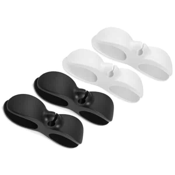 Kabel organiser zelfklevend 4 stuks - kabelhaspels keuken organizers kabelhaspel apparaten - gadgets accessoires kabelhouder zelfklevend management