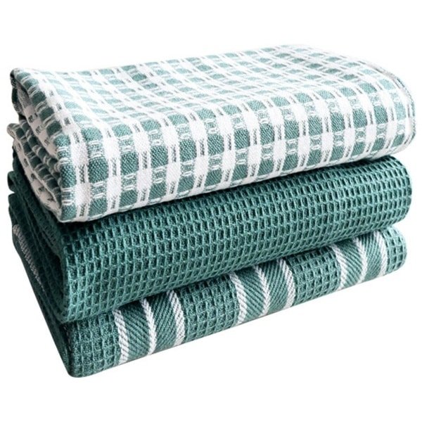 Keuken- en theedoeken voor thuisgebruik - 3 stuks - 45*65 cm - servetten - keukendoeken - aanrechtdoekjes - vaatdoeken - keukenbenodigdheden - zeer absorberend - ademend - stofwerend - fotografie-accessoires, enz.
