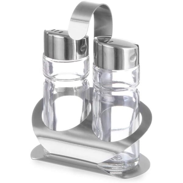 Kruidenrekje Set Olie en Azijn Dispenser Glas en RVS Keuken Accessoire