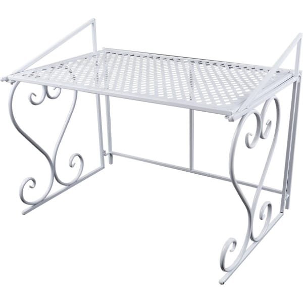 Metalen Magnetron Plank - Keuken Opslag & Organisatie - Stabiele Magnetron Organizer - Rek - Wit - Keuken Accessoires Wit