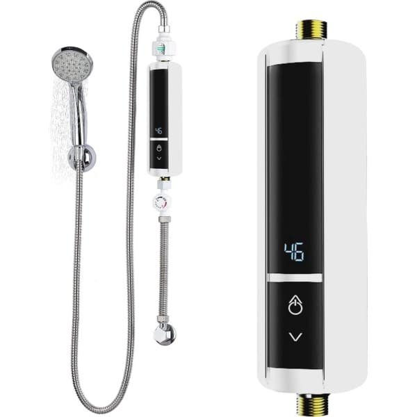 Mini Elektrische Doorstroomboiler voor Keuken en Badkamer - 3500 W, LED-display, Tankloos