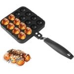 Mrs. Jones 16 Gat Gietijzeren Takoyaki Pan Anti-aanbak Kookvorm Lade Keuken Accessoires - Bakken Octopus Bal Ei soezen .