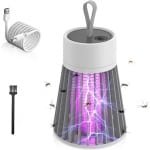 Muggenlamp Elektrische insectenverdelger USB-oplaadbaar vliegenkillerval-vermindert vliegende insecten-slaapkamer-keuken-camping