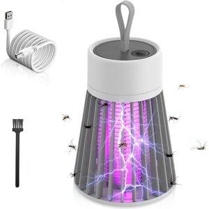 Muggenlamp Elektrische insectenverdelger USB-oplaadbaar vliegenkillerval-vermindert vliegende insecten-slaapkamer-keuken-camping