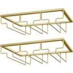 Onder Kast Wijnglashouder - Metalen Stemware Rek voor Keuken en Bar - Ruimtebesparende Wijn Accessoire