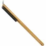 Pizza Steen Reinigingsborstel - 57.5 cm - Pizza ovenborstel - Barbecue Grill Reinigingsgereedschap Met Houten Handvat - Keuken Oven Accessoires - Draagbare Borstel - Met schraper - Accessoires voor buiten pizzaoven