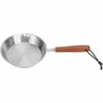 Roestvrij stalen koekenpan voor inductie kookplaat - non-stick eierpan - keuken accessoires - 16 cm - kookgerei voor thuis chef-koks