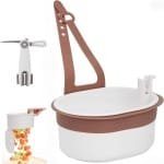 Roestvrijstalen Zeef voor Gootsteen met Fijnmazig Gaas - Keuken Accessoire in Zilverkleurige Afwerking