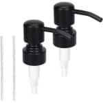 Roestvrijstalen Zeepdispenser Pompkop Vervanging - Keuken Accessoires - Mat Zwart