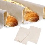 Ronte - Linnen doek voor brood bakken 48 x 36 cm bakkerslinnen deegdoekjes keuken accessoires.