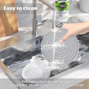 Ronte - Multifunctionele Hittebestendige Onderzetters voor Keukenwerkbladen - Set van 2 - Antislip - Grote Tafelmatten - Pottenhouder Pads - Keuken Accessoires - Kokend Waterbestendig.