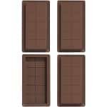 Ronte - Siliconen Mallen voor Chocolade en Bakken - Rechthoekige Vormen - DIY Accessoires voor Keuken - Bakken Gereedschap.