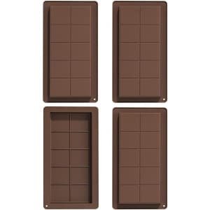 Ronte - Siliconen Mallen voor Chocolade en Bakken - Rechthoekige Vormen - DIY Accessoires voor Keuken - Bakken Gereedschap.