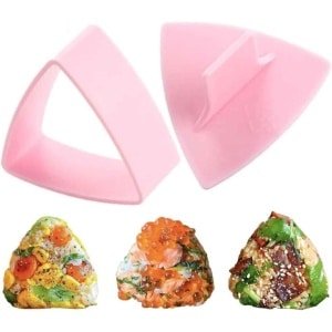 Ronte - Sushi Schimmel Driehoekvormig | Keuken Gadget voor Sushi Maken | DIY Sushi Maker Mold | Mini Sushi Pers | Keuken Accessoire