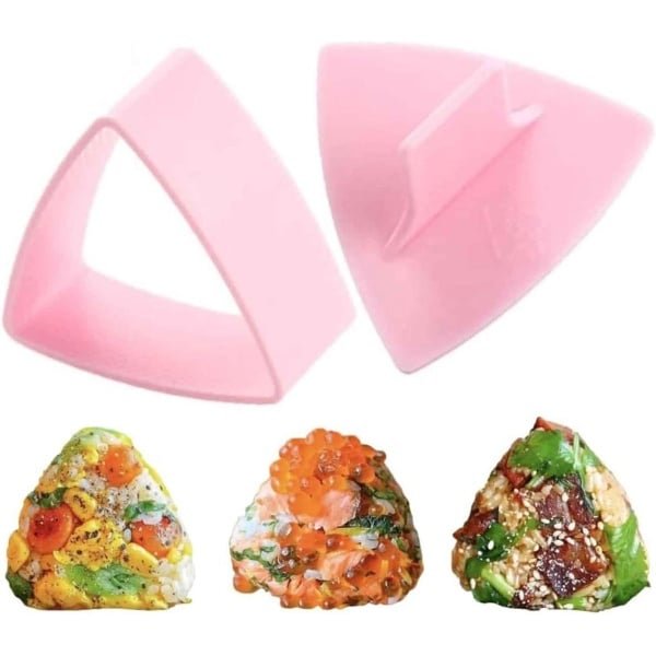 Ronte - Sushi Schimmel Driehoekvormig | Keuken Gadget voor Sushi Maken | DIY Sushi Maker Mold | Mini Sushi Pers | Keuken Accessoire