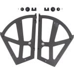 Scharnieren voor inklapbaar schoenenrek, ABS-kunststof montage accessoires, zwart, keuken en woonkamer