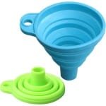 Set van 2 Opvouwbare Siliconen Trechters - Compact Koken Accessoires voor Keuken