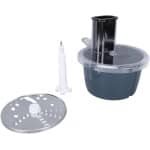 Smoakez - Elektrische Voedselhakselaar voor Efficiënt Groentesnijden in de Keuken - RVS en ABS Materialen - Inclusief Snelle Thermomix Accessoire - Gemakkelijk & Snel Snijden & Hakken van Groenten & Meer