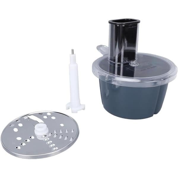 Smoakez - Elektrische Voedselhakselaar voor Efficiënt Groentesnijden in de Keuken - RVS en ABS Materialen - Inclusief Snelle Thermomix Accessoire - Gemakkelijk & Snel Snijden & Hakken van Groenten & Meer