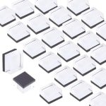 Smoakez - Set van 24 decoratieve mini magneetjes voor koelkast en whiteboard - Vierkante magneten in verschillende prints - Ideaal voor keuken, kantoor of als cadeau - Geschikt voor foto's - Magnetisch bord accessoires