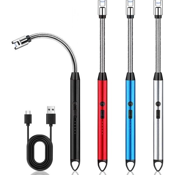 Staafaansteker plasma-aansteker lang elektrische aansteker - jetflame USB-oplaadbaar - voor kaarsen keuken .