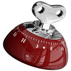 Ynkkvre - Kookwekker - Timer - Magnetisch - Mechanische Keuken Timer - Vintage Stijl - Keuken Accessoires - Geen Batterijen Nodig - 60 Minuten Draaischijf - RVS Materiaal - Sterke Magnetische Achterkant